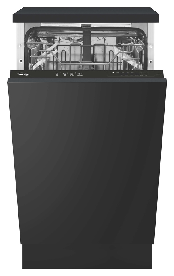 Image of Matrix MDI4011 45cm Integrated Dishwasher - Black