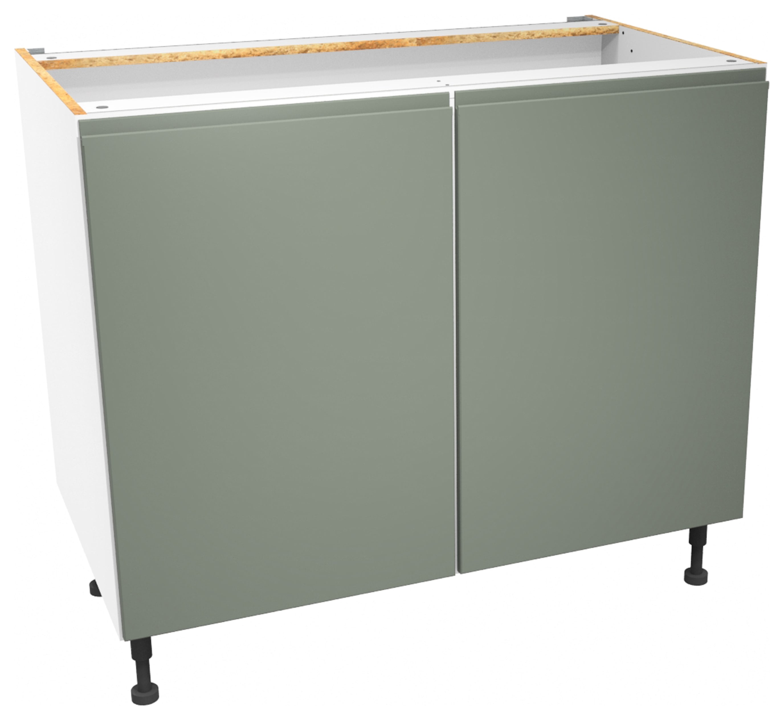 Wickes Madison Reed Green Base Unit - 1000mm