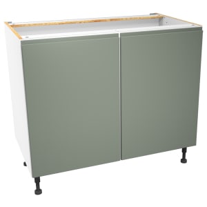 Wickes Madison Reed Green Base Unit - 1000mm