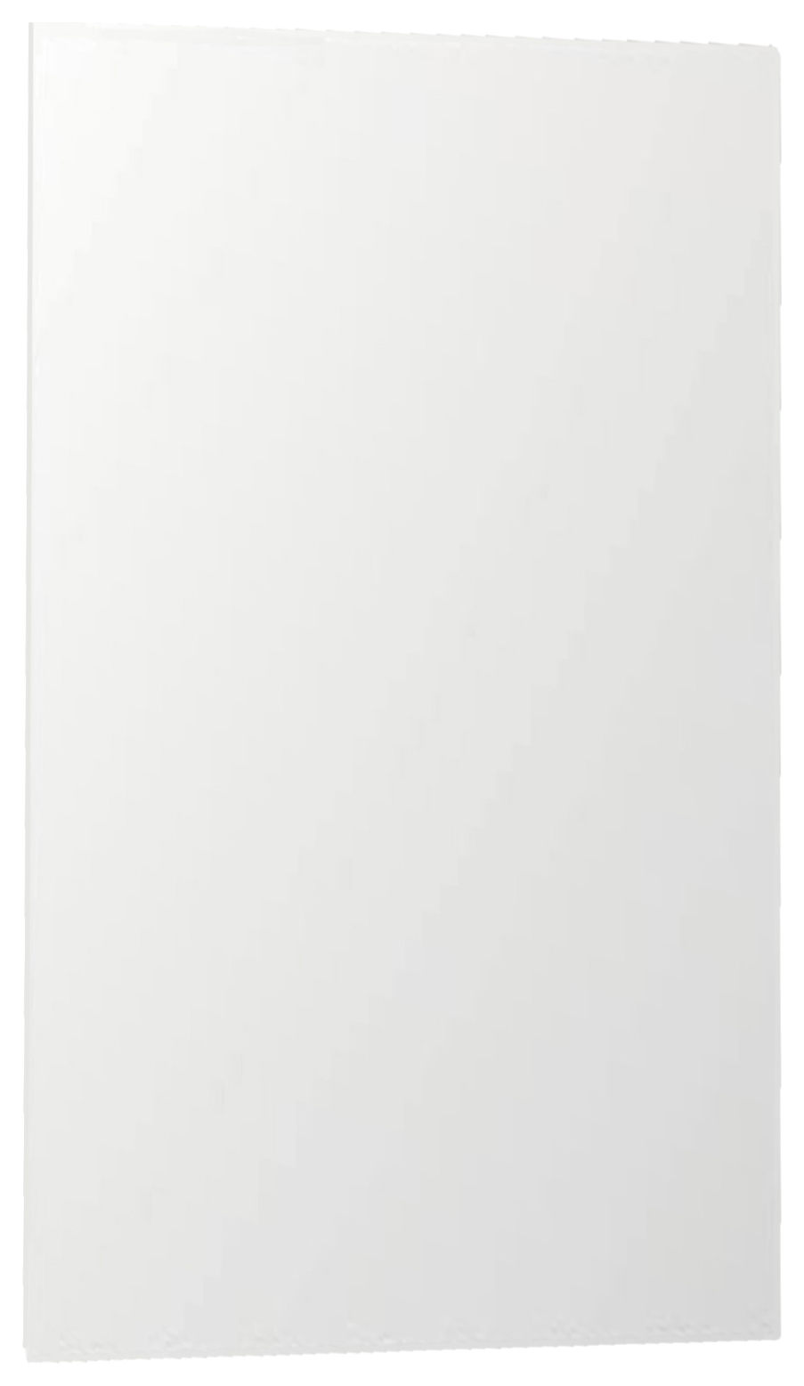 Image of Wickes Orlando White Gloss Slab Appliance Fascia - 450 x 731mm