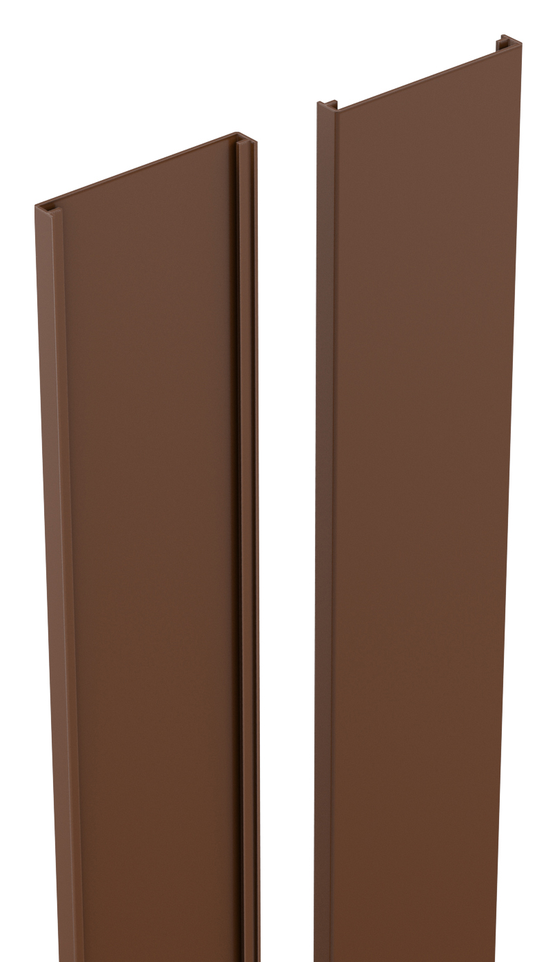 Image of DuraPost Classic/Slimline Sepia Brown Cover Strip - 2100mm