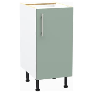 Image of Wickes Orlando Reed Green Base Unit - 400mm
