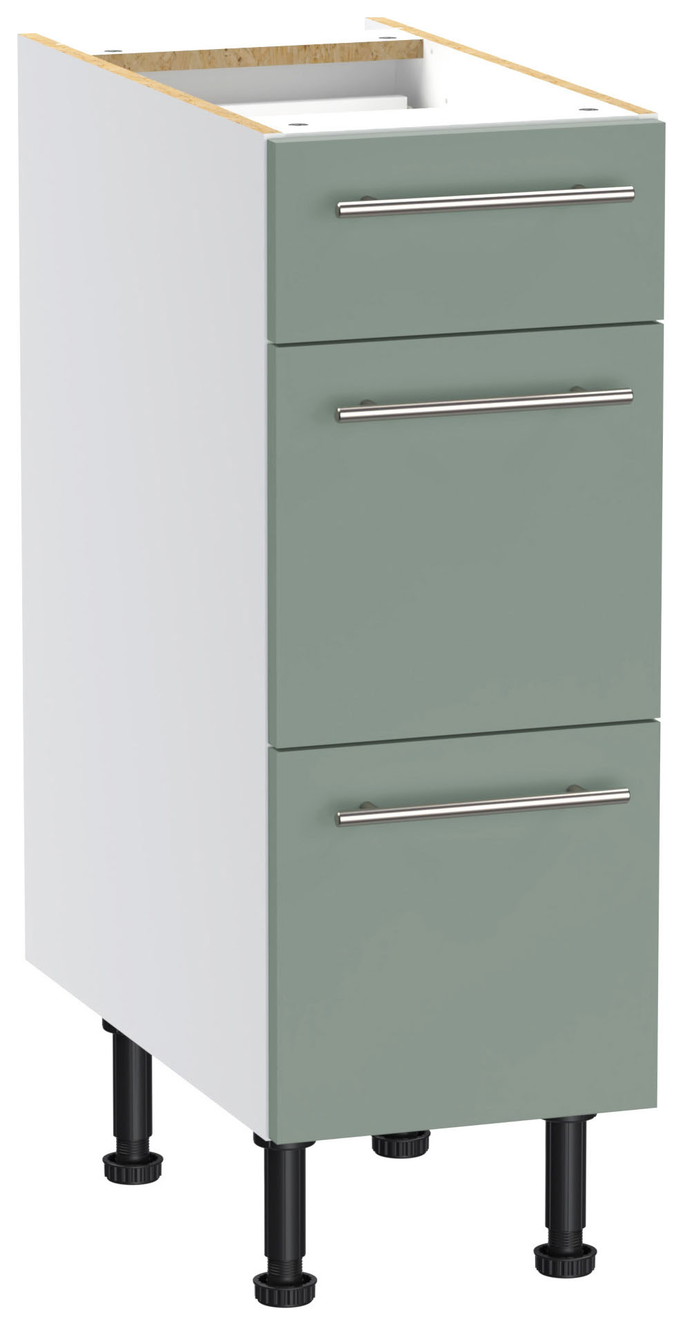 Image of Wickes Orlando Reed Green Drawer Unit - 300mm