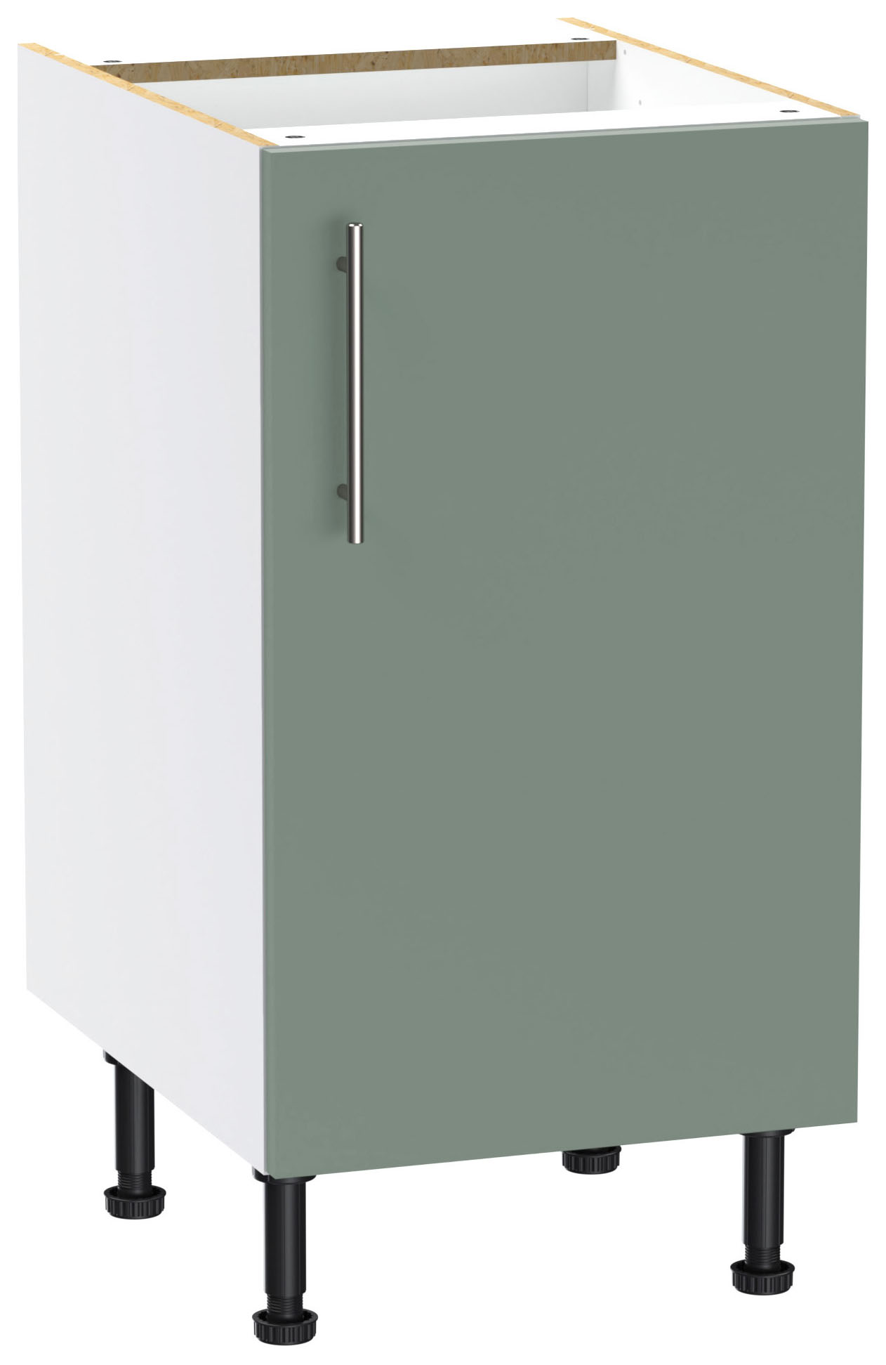 Image of Wickes Orlando Reed Green Base Unit - 450mm