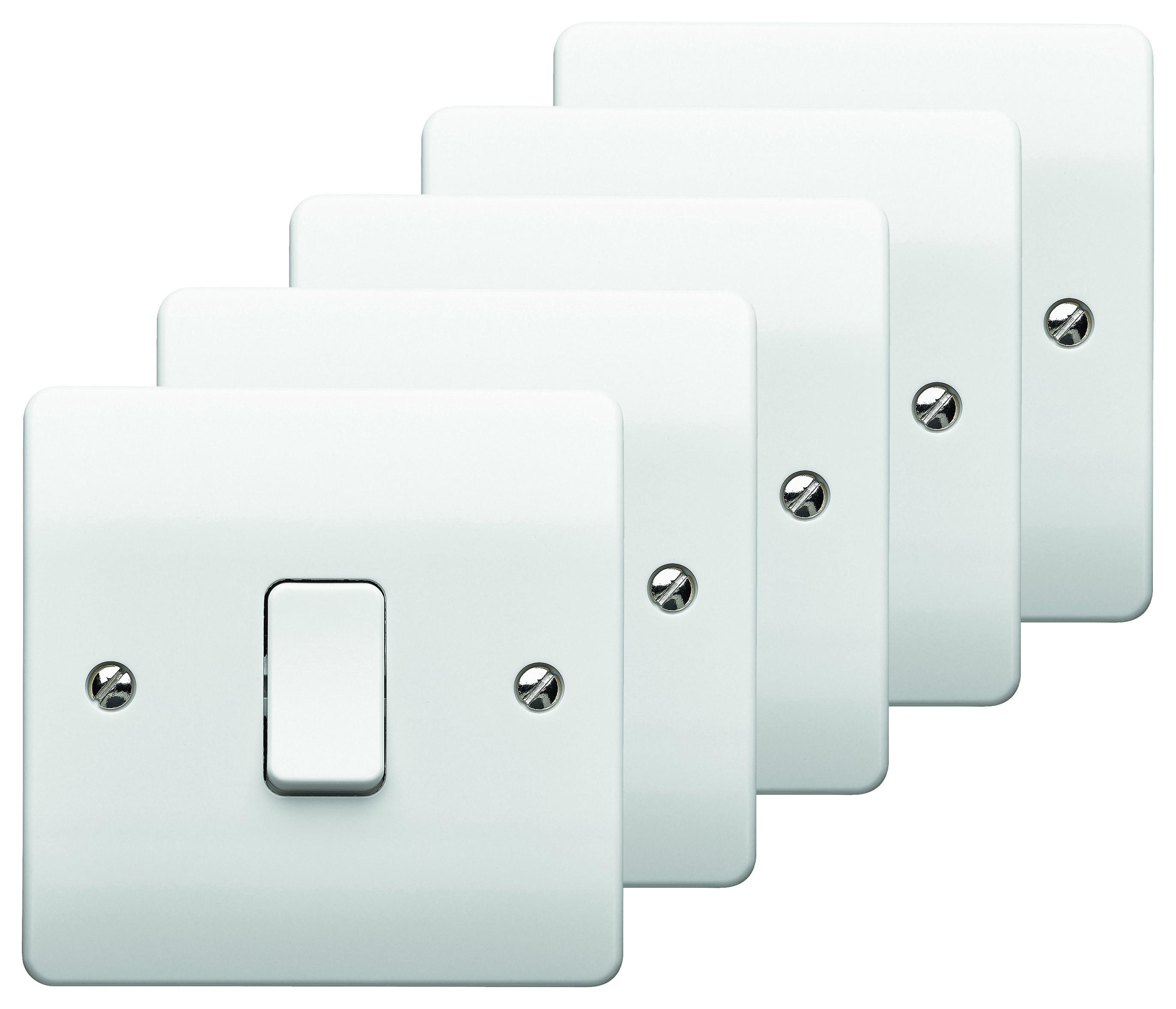MK 10A Single Light Switch - Pack of 5