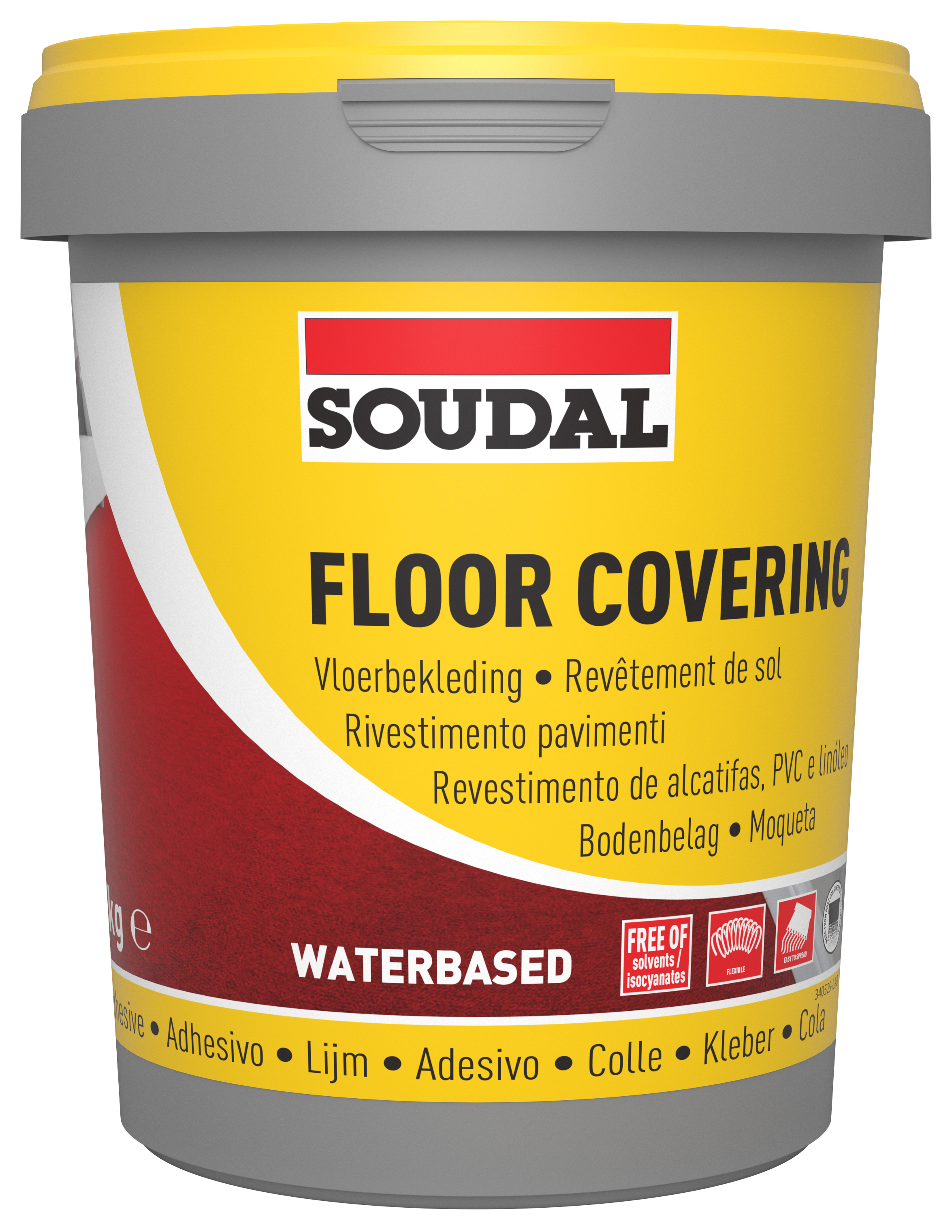 Image of Soudal Floor Covering Adhesive - 1kg