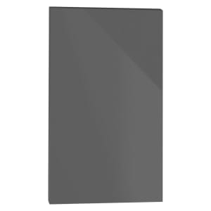 Orlando Dark Grey Gloss Slab Appliance Fascia - 450 x 731mm