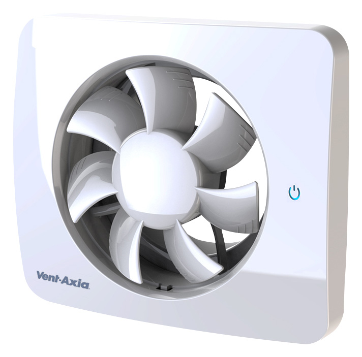 Vent-Axia Lo-Carbon PureAir Sense Bathroom Extractor Fan - White