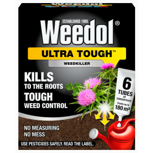 Weedol Ultra Tough Weedkiller Tubes - 6 x 25ml