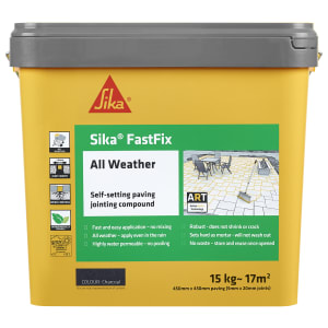 Sika FastFix All Weather Charcoal Paving Jointing Compound - 15 kg