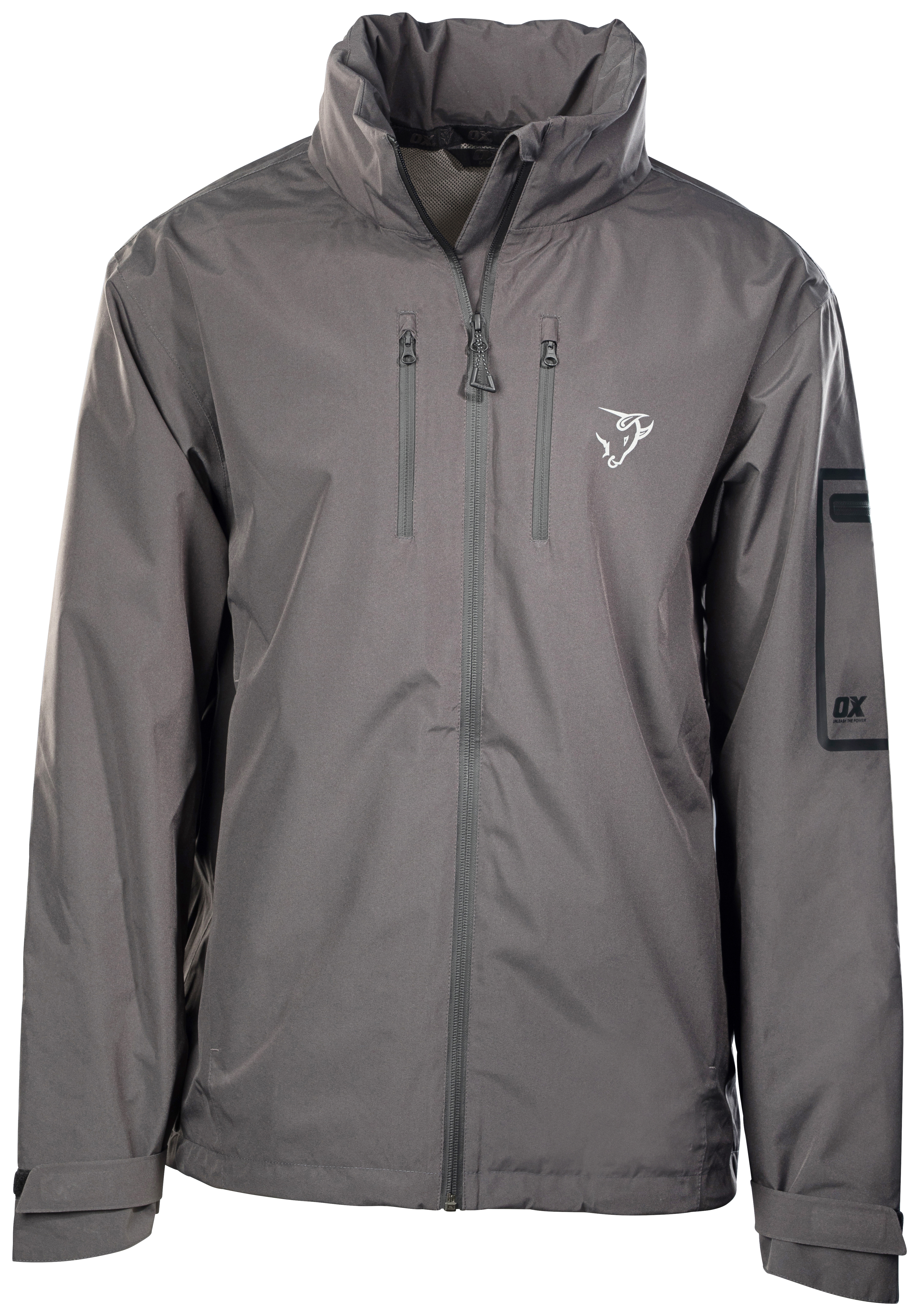 Image of OX Packable Jacket, in Grey Lightweight, Size: M