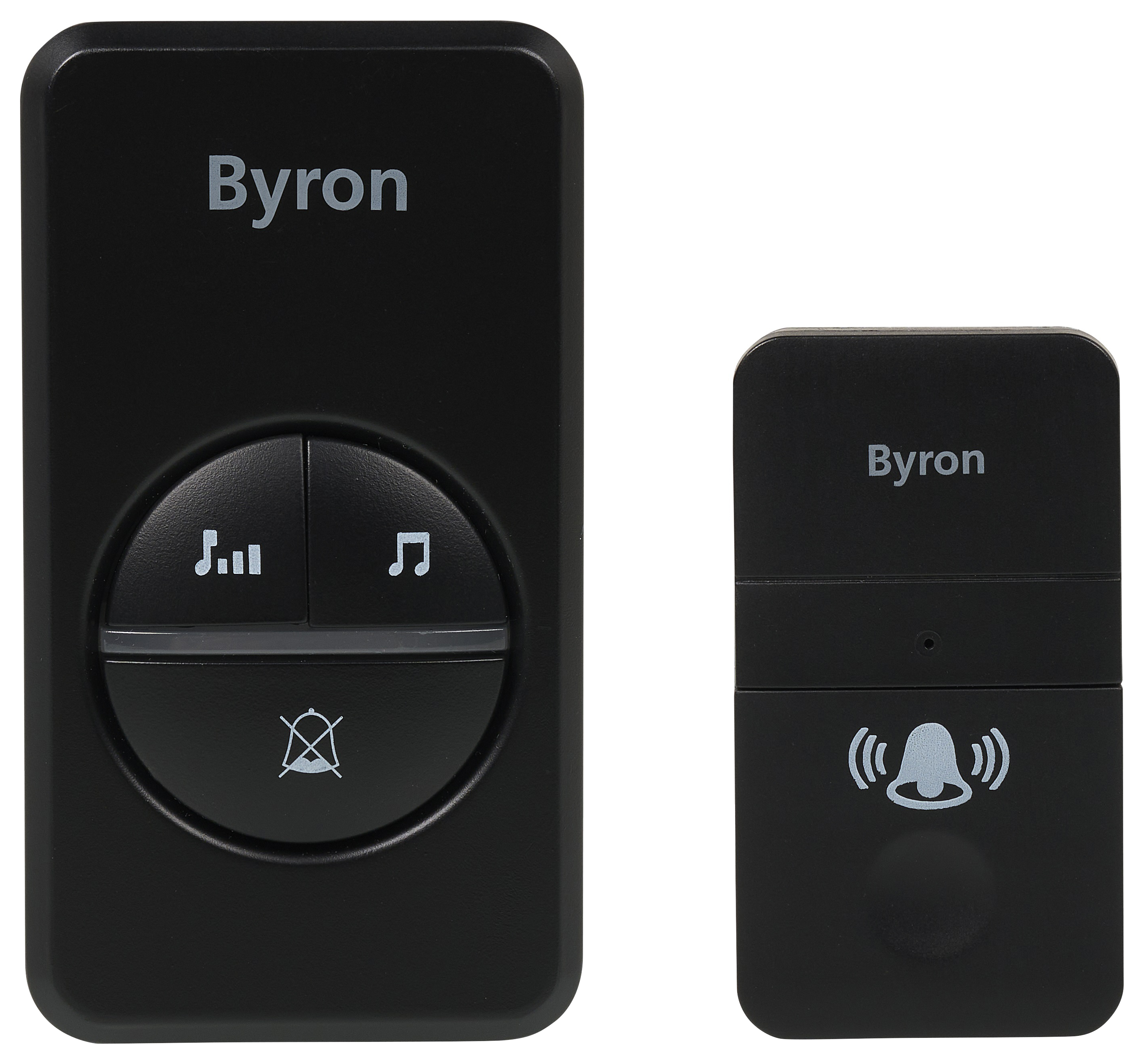 Image of Byron Kinetic Doorbell With Chime - Black