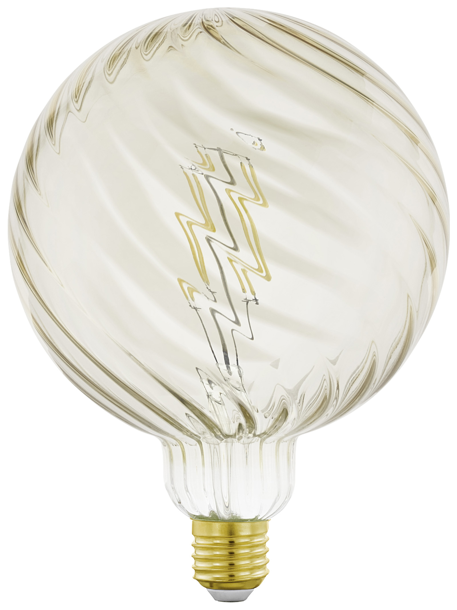 Image of Eglo LED Dimmable Globe Filament G150 Amber Light Bulb - 2.5W