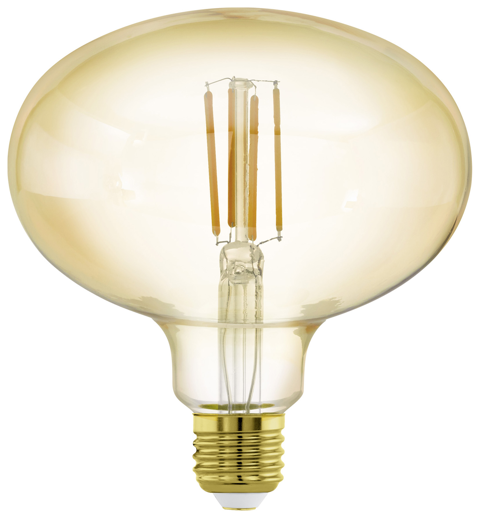 Image of Eglo LED Dimmable Oval Filament E27 Light Bulb - 4.5W