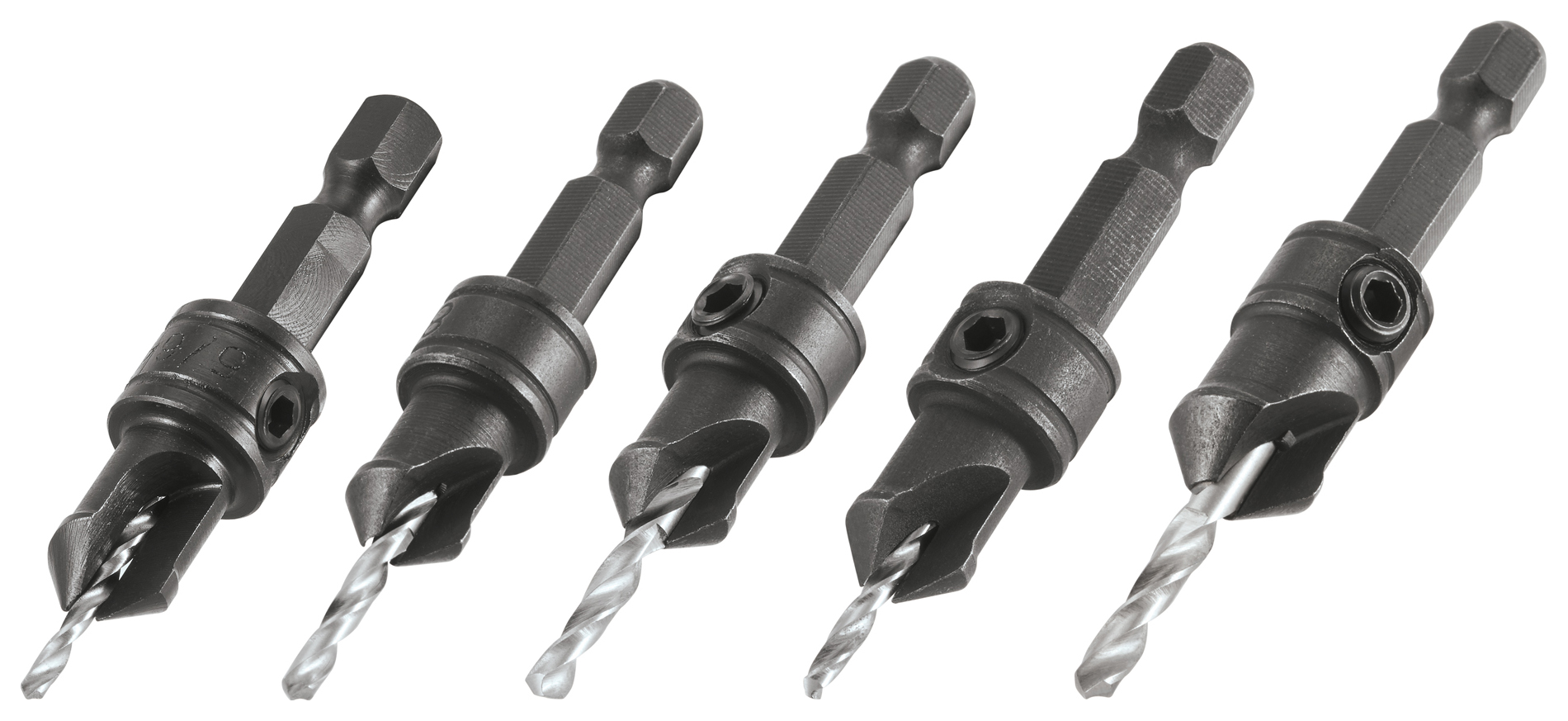 Image of Trend Qr/cs/set Craft Pro Quick Release Counter Sunk 5 Piece Set, in, Tool Steel