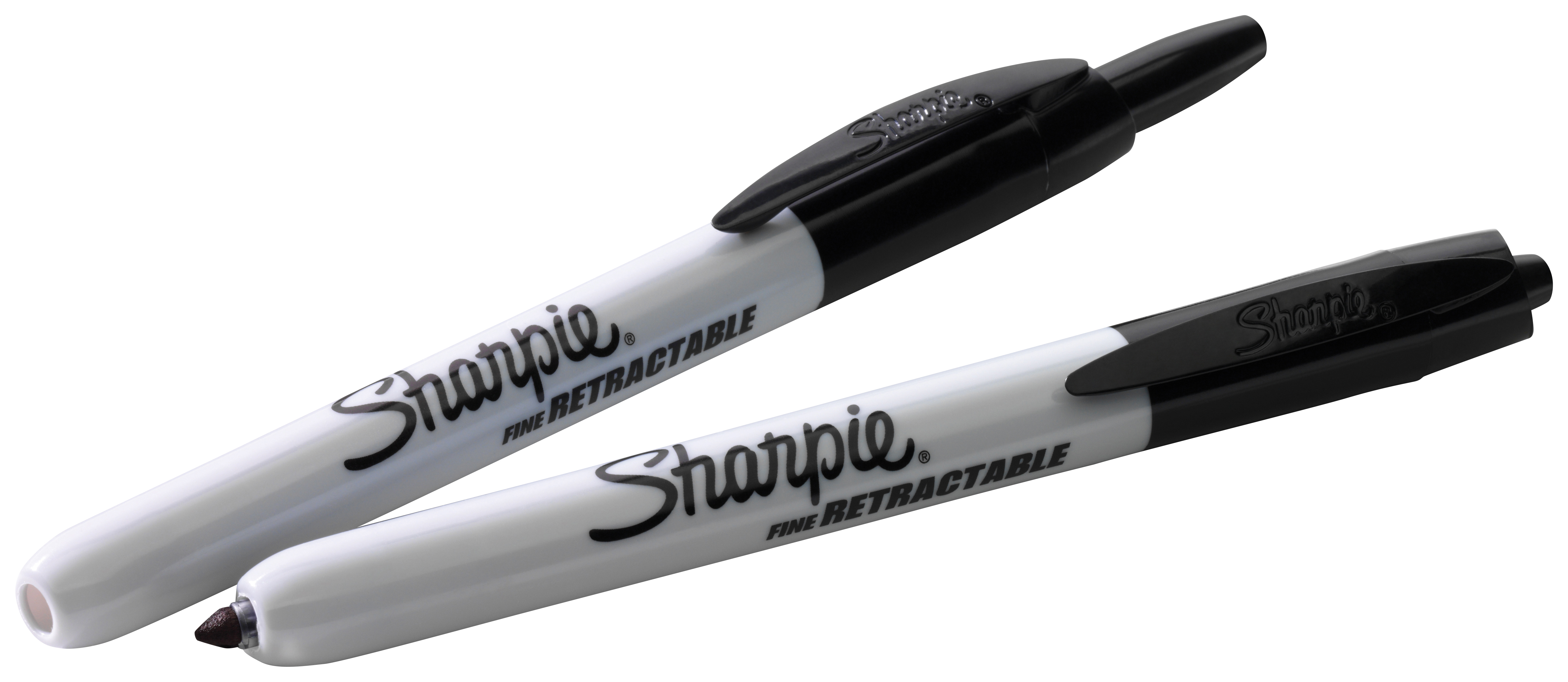 Image of Sharpie Retractable Fine Black Permanent Marker - Single