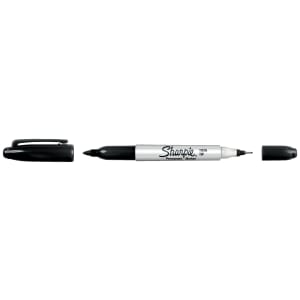 Sharpie Black Twin Tip Permanent Marker - Pack of 2