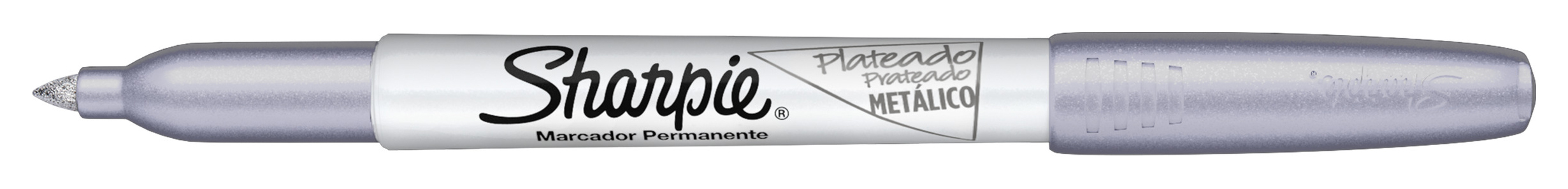 Image of Sharpie Metallic Silver Permanent Fine Marker Pen - Single