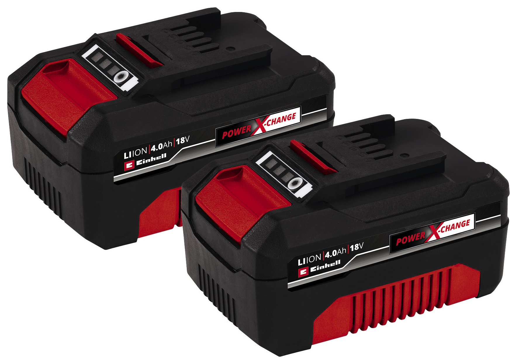 Einhell Power X-Change 18V 2 x 4.0Ah Li-ion Twin Pack Battery