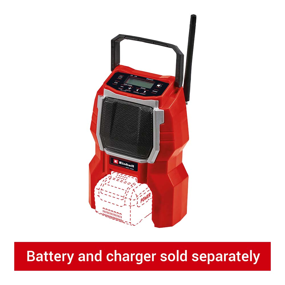 Image of Einhell Power X-Change TE-RA 18 Li BT Bare Solo Cordless Radio