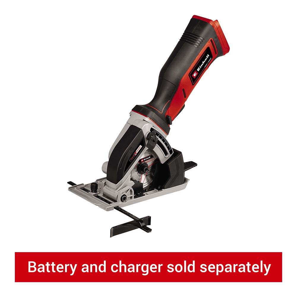 Image of Einhell Power X-Change TE-CS 18/89 Bare Li-Solo Cordless Mini Circular Saw, in, Wood