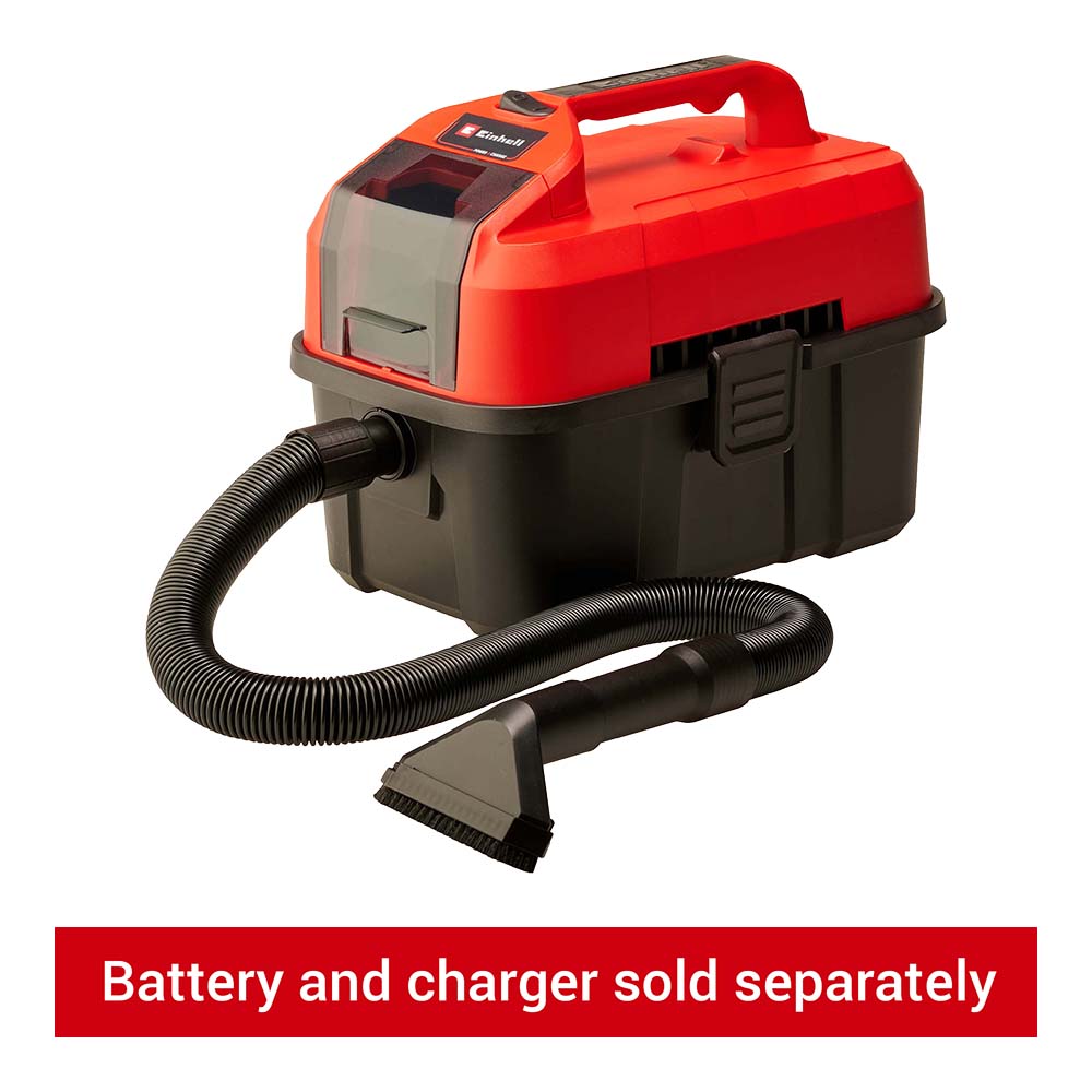 Image of Einhell Power X-Change TE-VC 18/10 Bare Li-Solo Cordless Wet & Dry Vacuum Cleaner