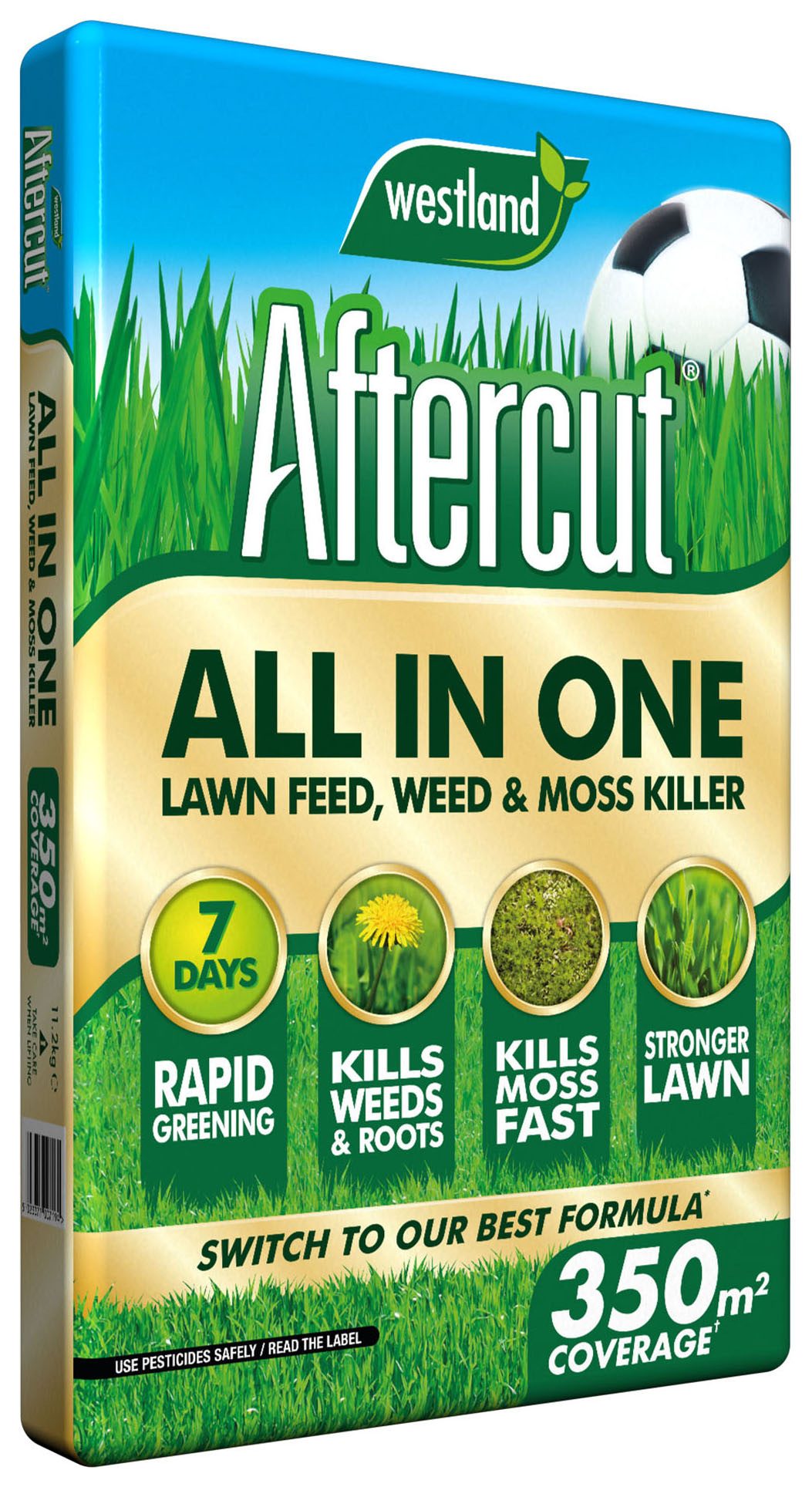 Image of Aftercut All In One Bag Triple Action Lawn Fertiliser - 350m2