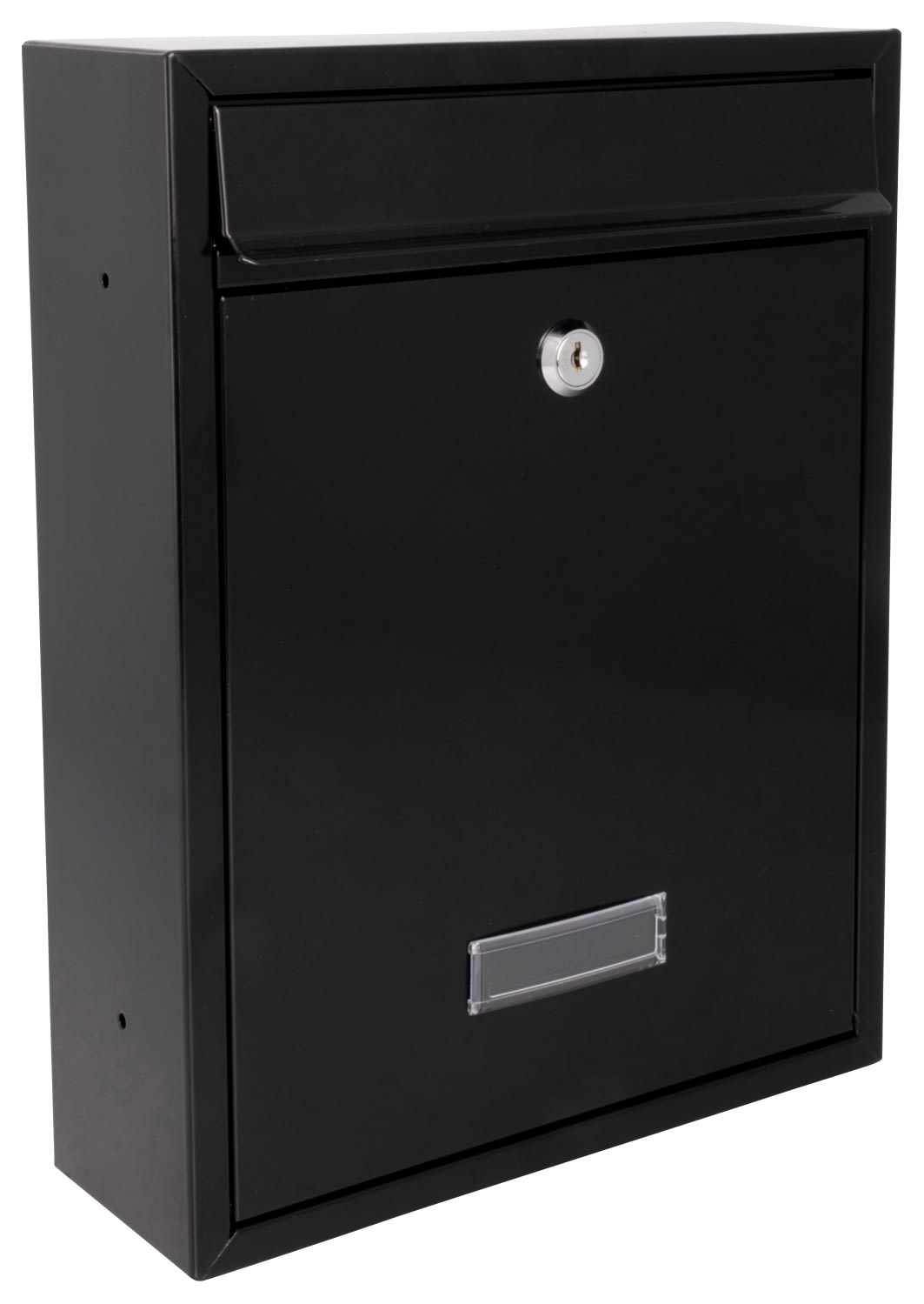 BurgWachter Trent Black Post Box Wickes.co.uk