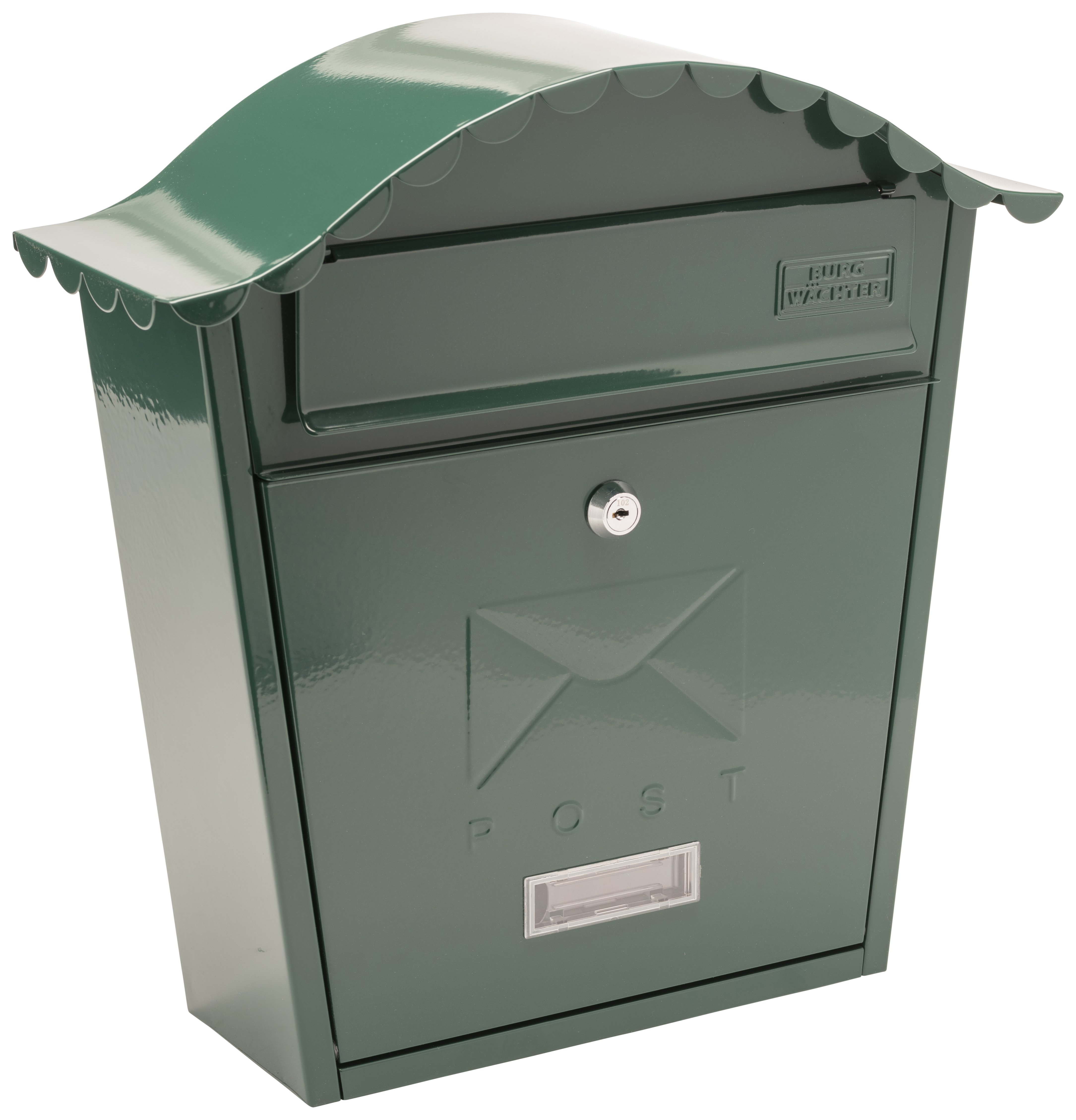 Burg-Wachter Classic Green Post Box