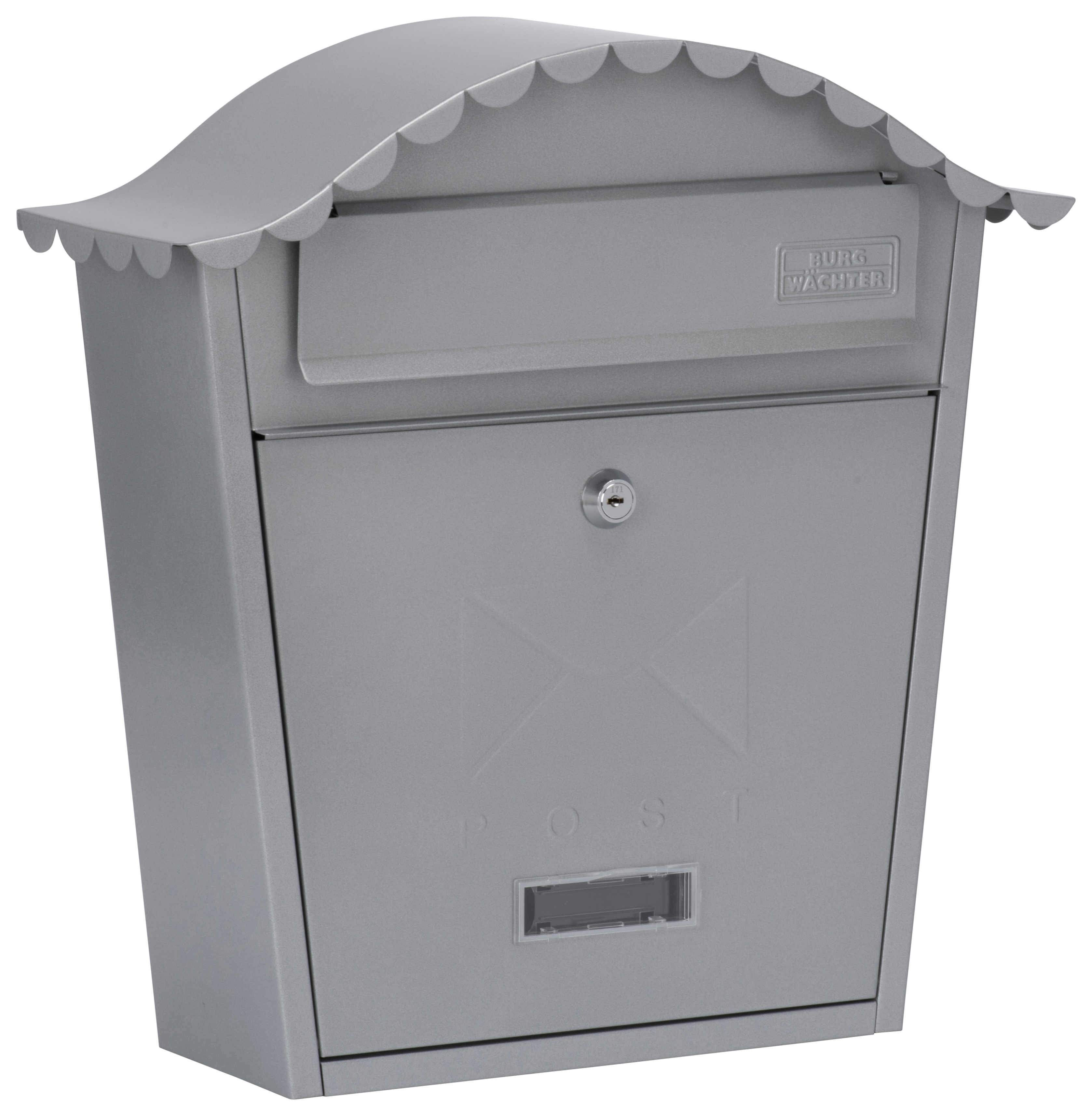 Burg-Wachter Classic Silver Post Box