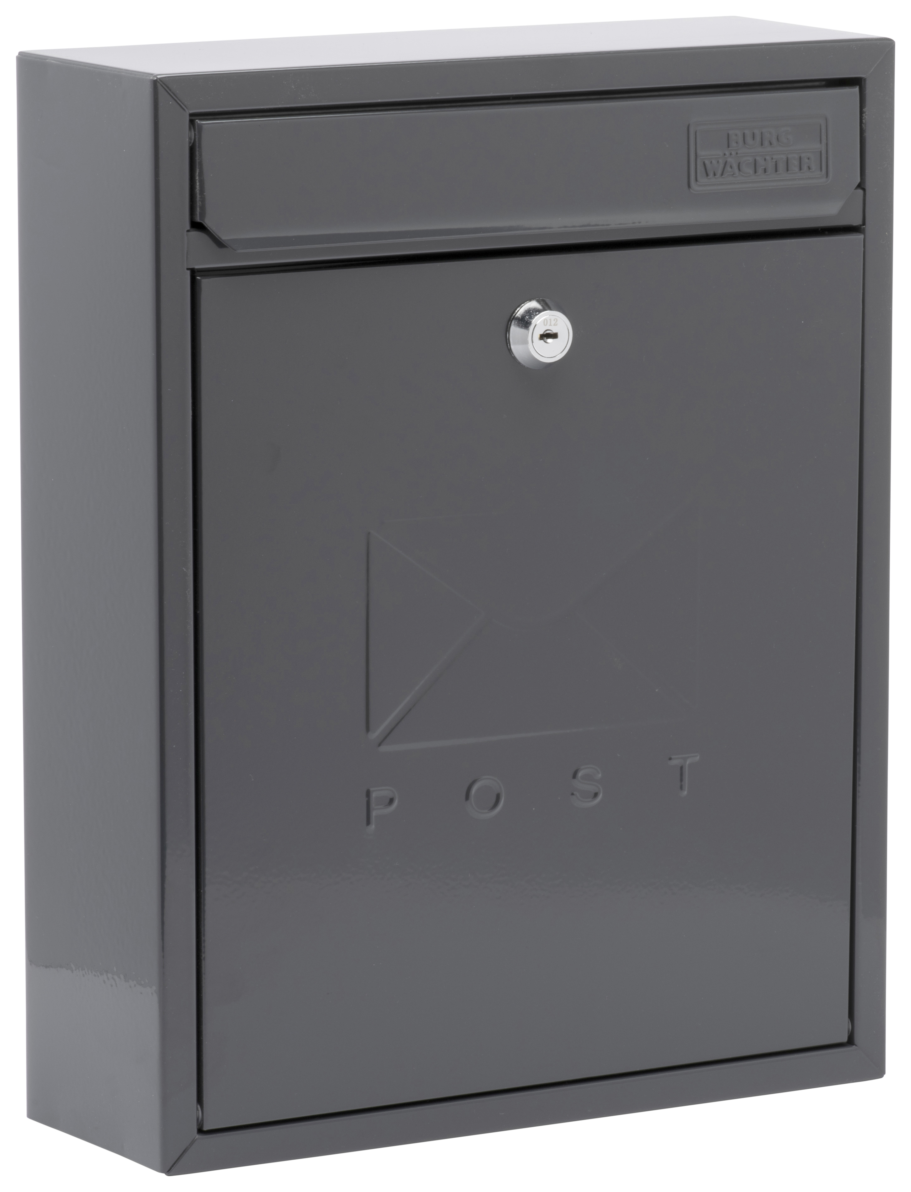 Burg-Wachter Compact Anthracite Post Box | Wickes.co.uk