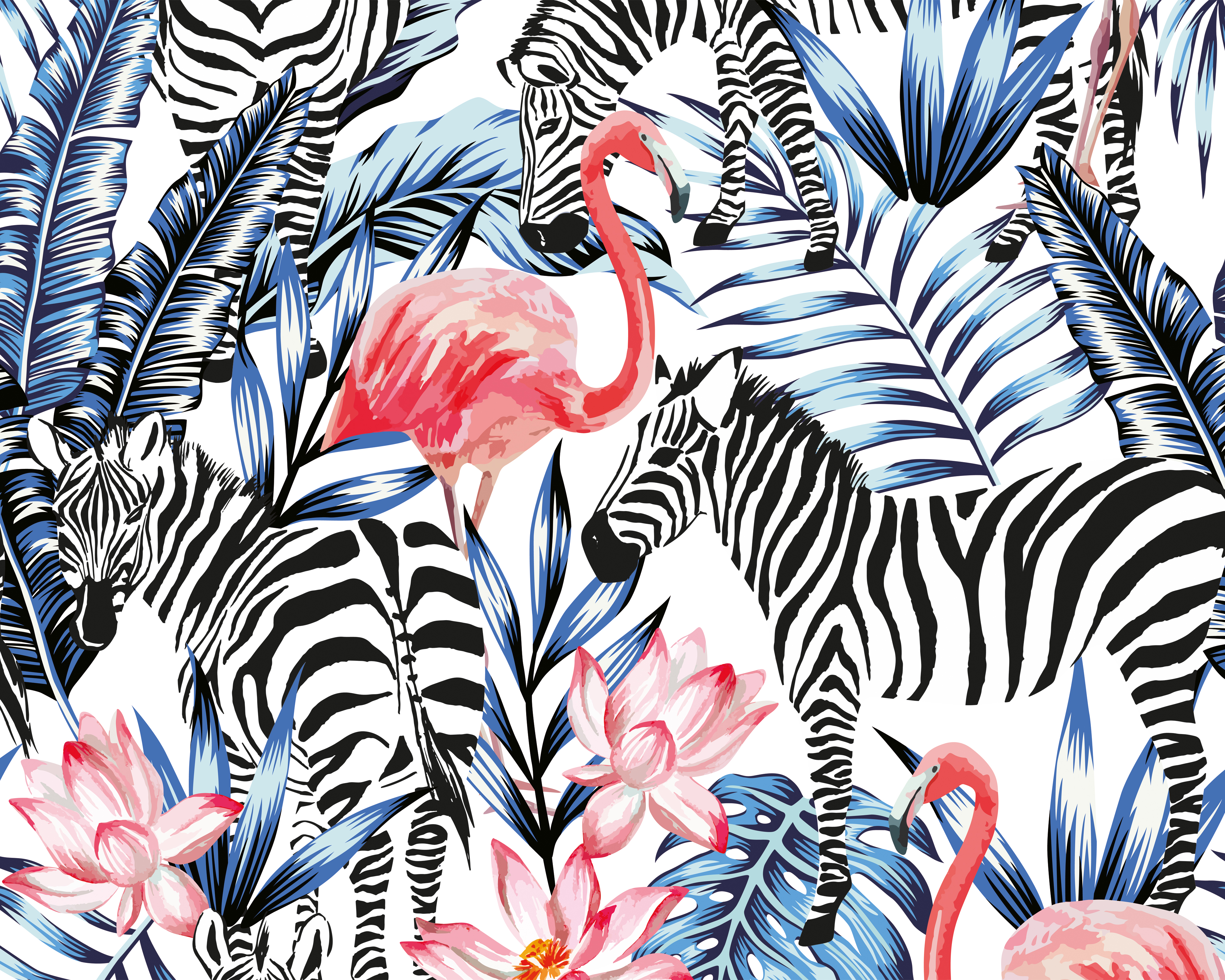 Origin Murals Zemingo Multi Wall Mural - 3 x 2.4m