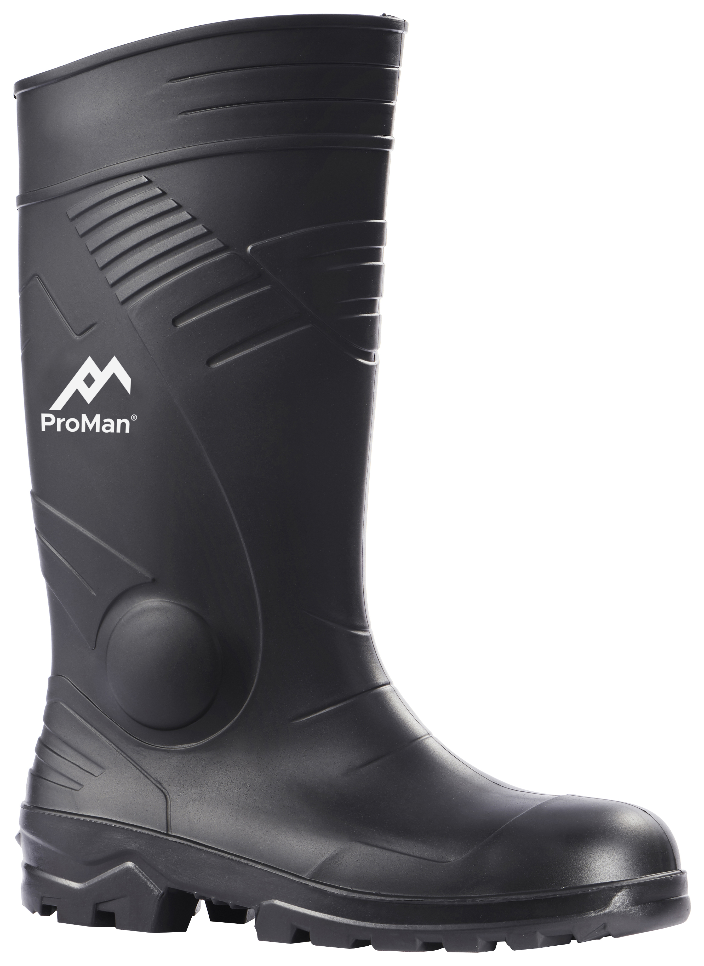 Image of Rokfall Washington Black Safety Wellington Boots - Size 9