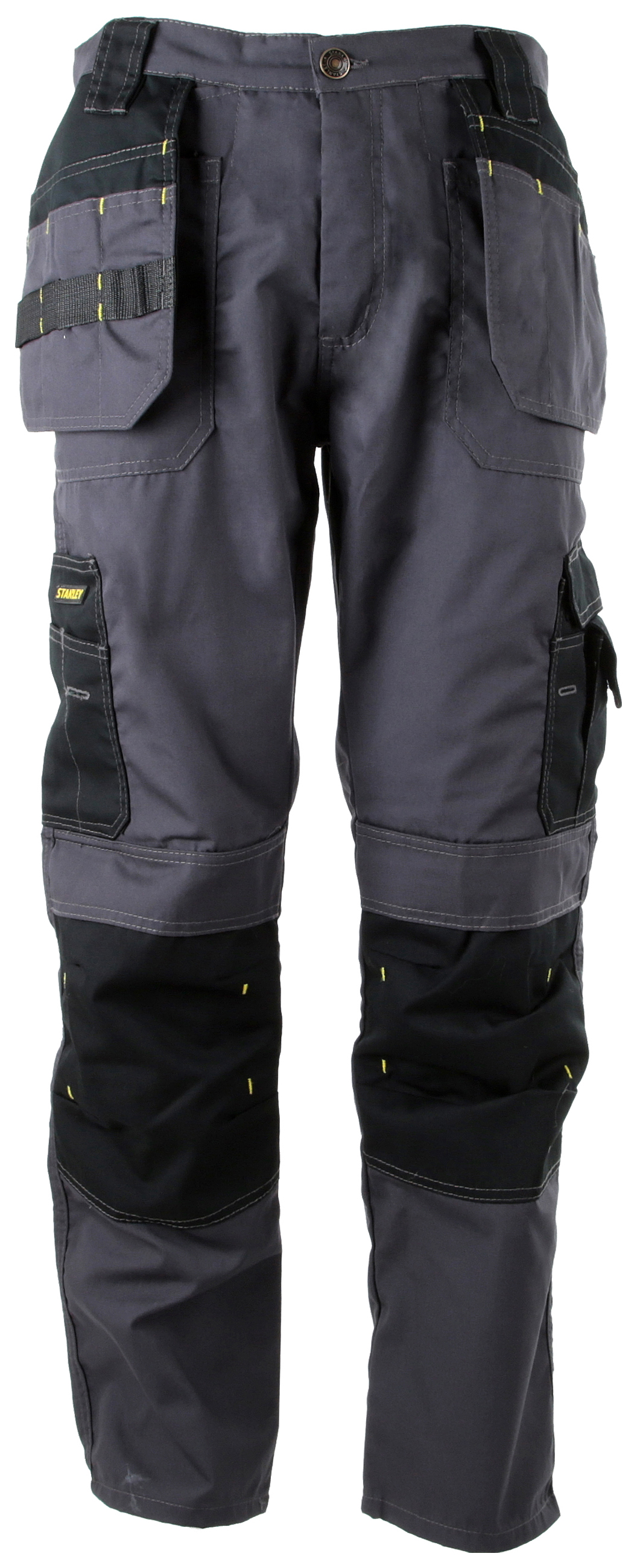 TROJAN Men's Black Cargo Trousers with Kneepad Pockets, TROJAN, Work  Trousers