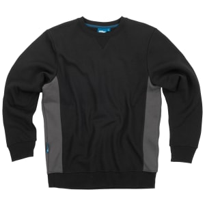 Image of Tough Grit Sweatshirt, in Black and Grey, Size: L