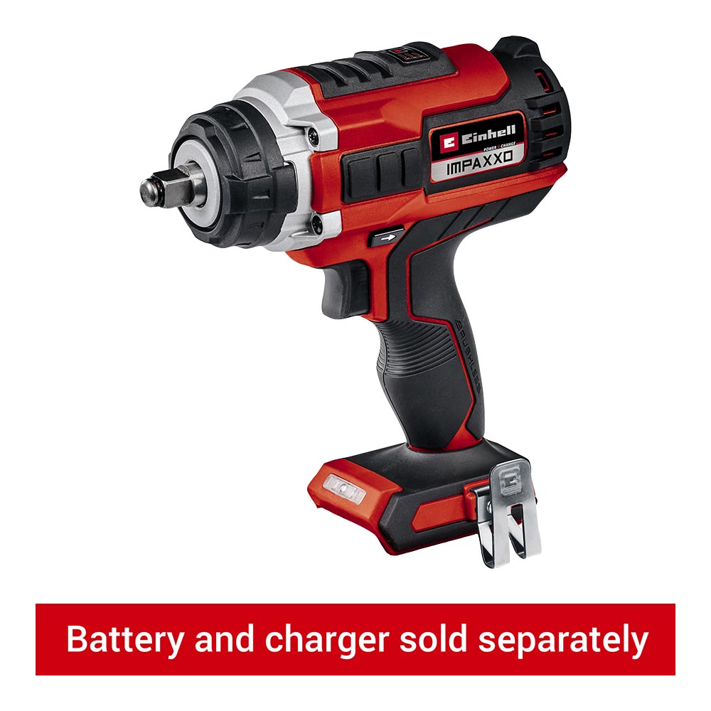 Image of Einhell Power X-Change Impaxxo Solo 400NM Bare Brushless Cordless Impact Wrench
