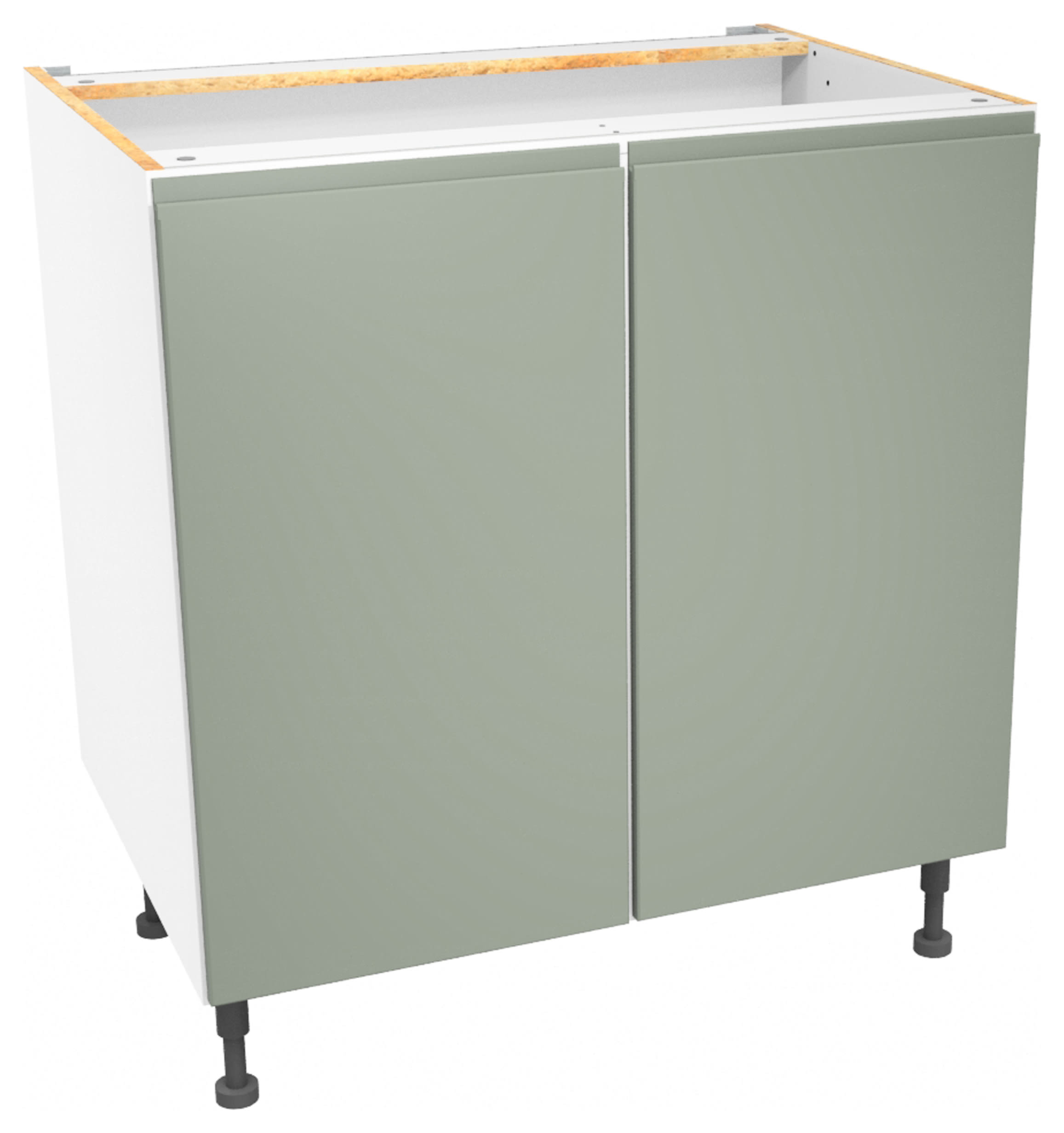 Wickes Madison Reed Green Base Unit - 800mm