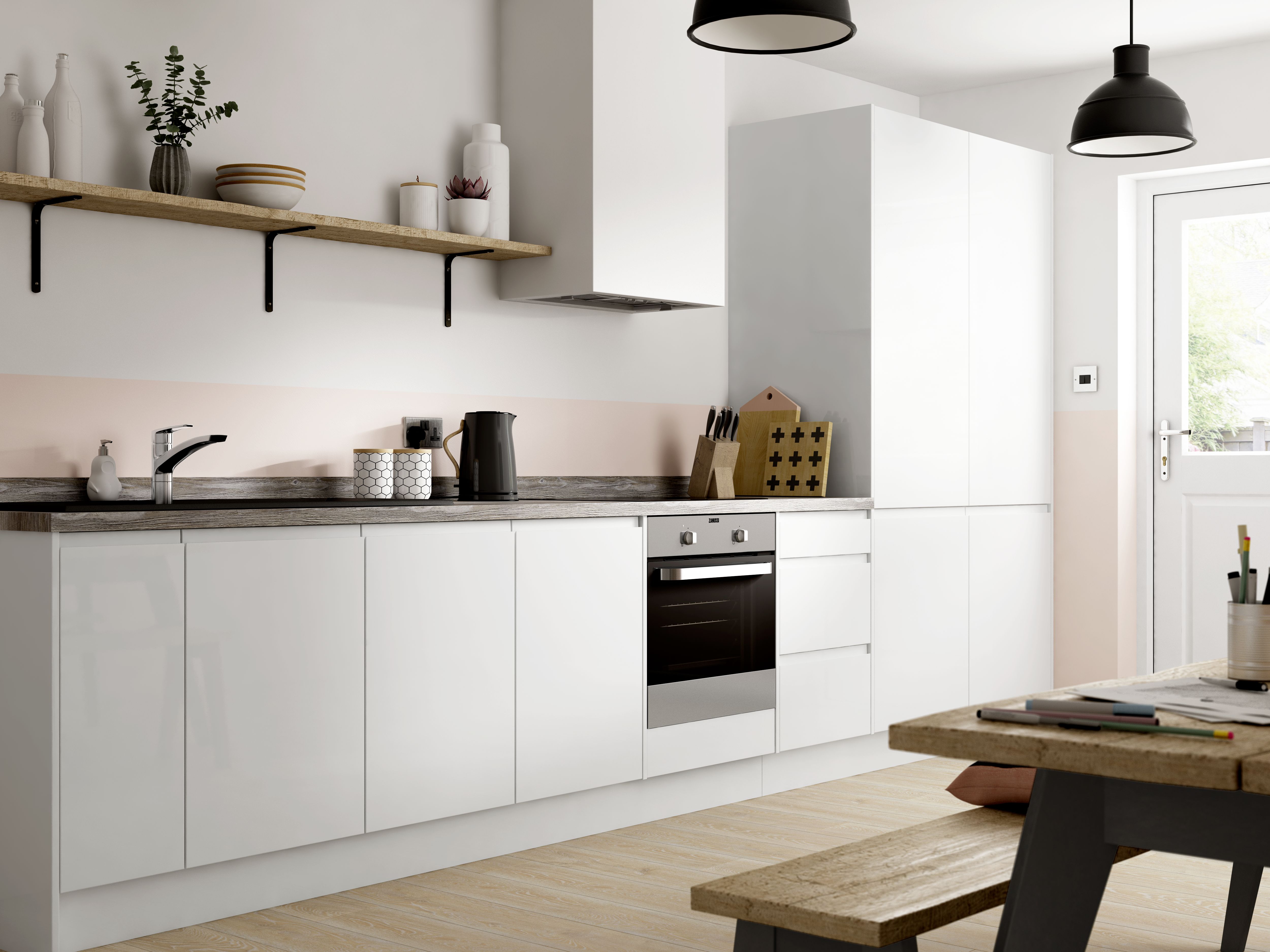 Wickes Madison White Appliance Fascia - 450 X 731mm