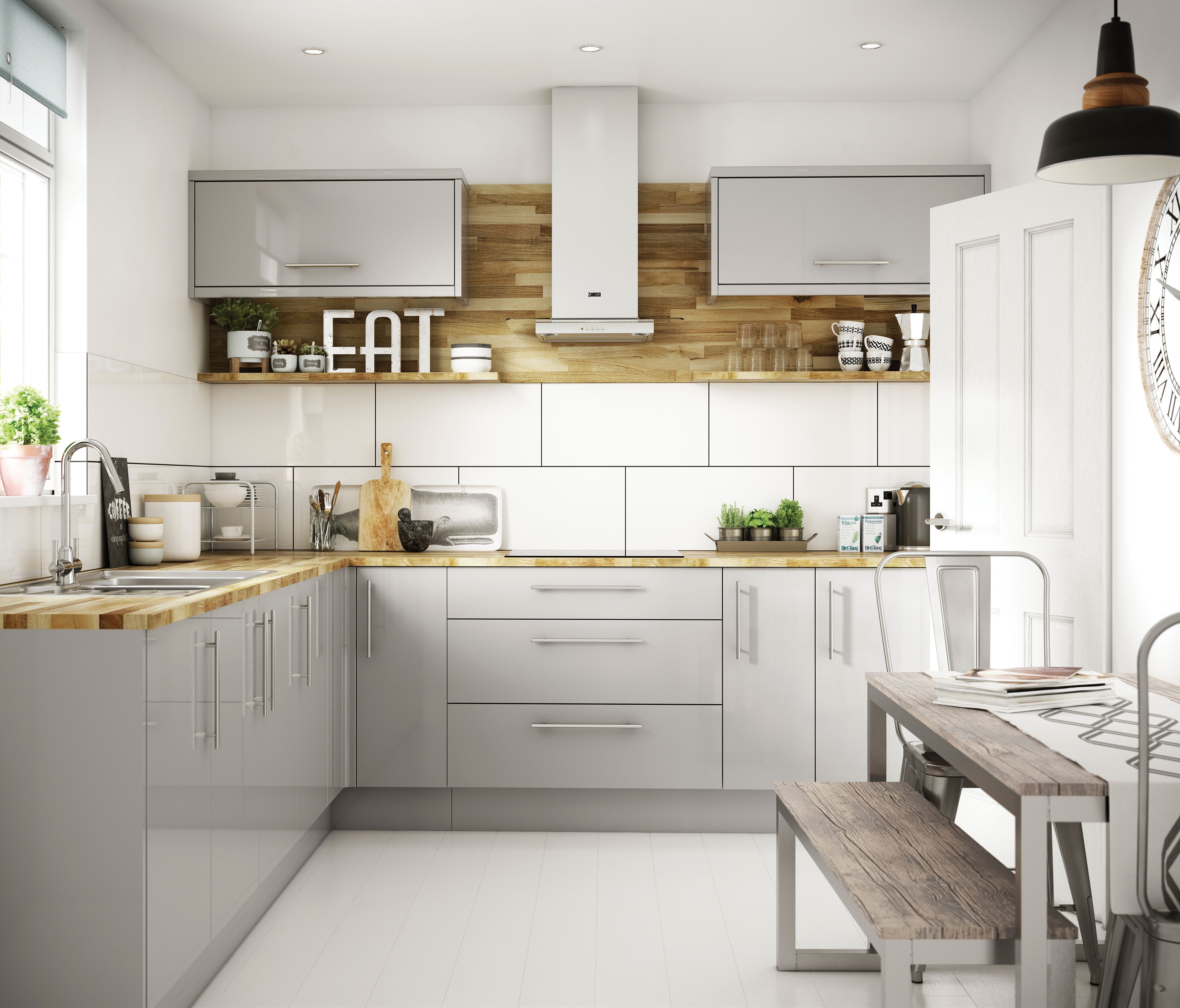 Wickes Orlando Grey Base Unit - 450mm