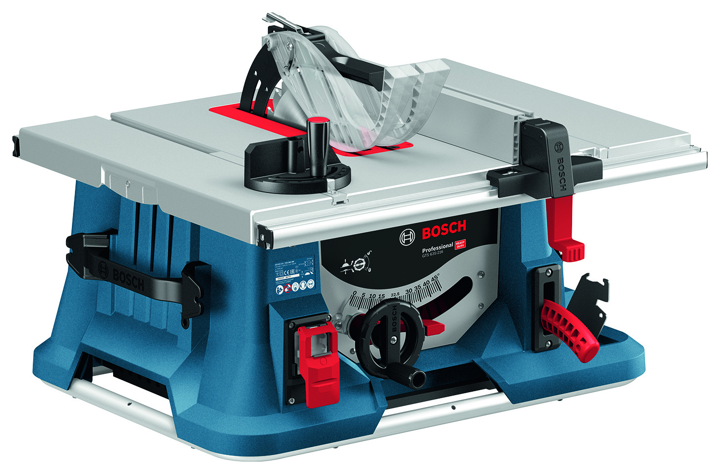 Image of Bosch Professional Gts 635-216 (230V) Corded Table Saw, in, Size: 1600W