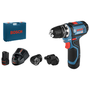 Image of Bosch Professional GSR 12V-15 2 x 2.0Ah Flexi Clic 12V Drill Driver