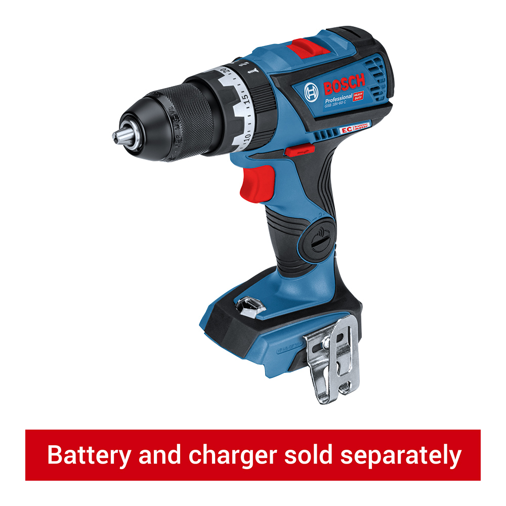 Image of Bosch Professional GSB 18V-60 C 18V Brushless Cordless 18V Combi Drill - Bare