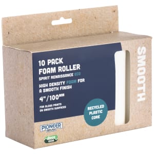 Pioneer Eco Foam Mini Paint Roller Sleeve - 4in - Pack of 10