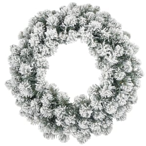 Decorative Collection 24" Snowy Wreath