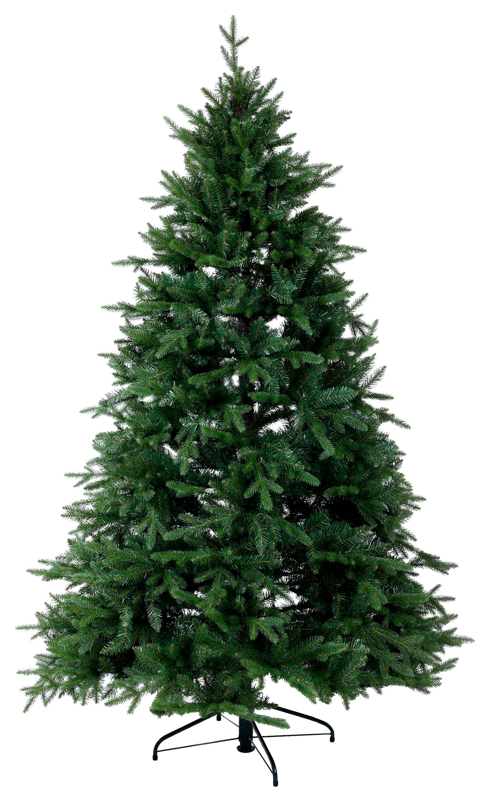Charles Bentley Luxury 7ft Faux Nordic Spruce Hinged Christmas Tree