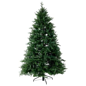 Charles Bentley Luxury 7ft Faux Nordic Spruce Hinged Christmas Tree