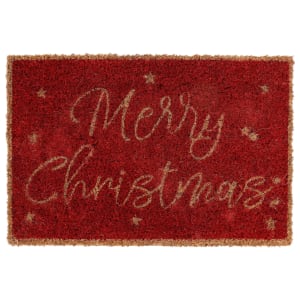 Charles Bentley Merry Christmas Coir Doormat - 40x60cm