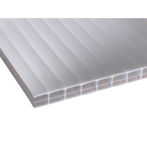 Image of 16mm Opal Multiwall Polycarbonate Sheet - 2500 x 900mm