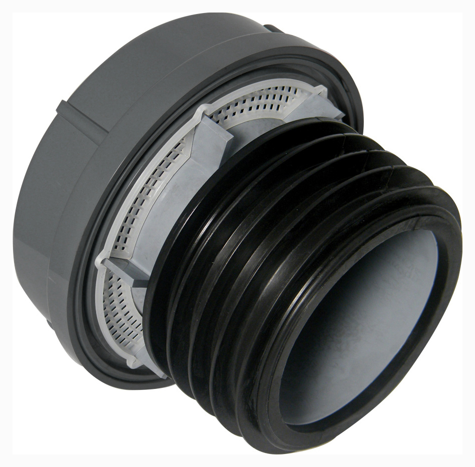 Image of Floplast 110mm Push-Fit Air Admittance Valve - Anthracite Grey