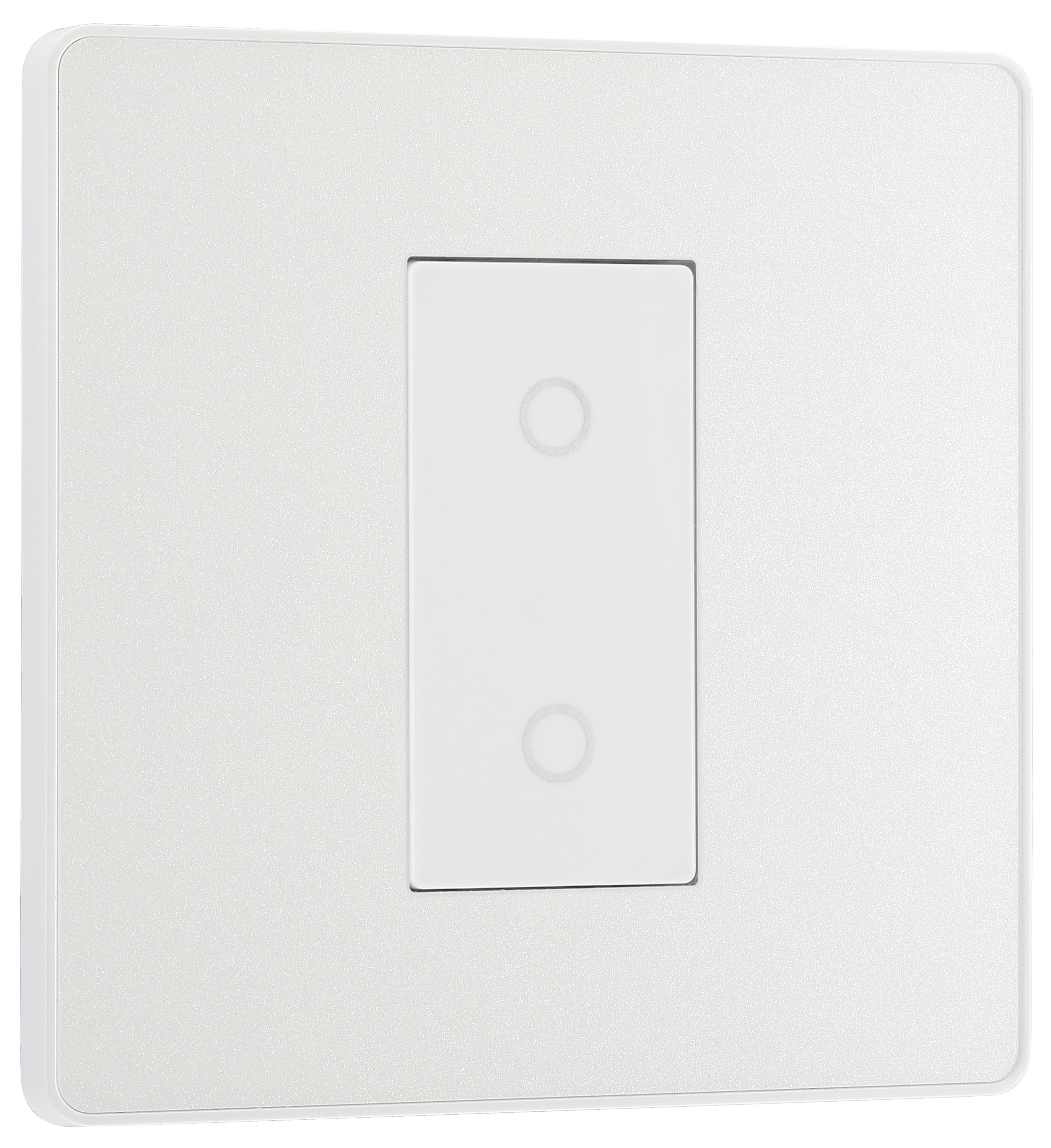 BG Evolve Pearlescent White 2 Way Secondary Single Touch Dimmer Switch - 200W